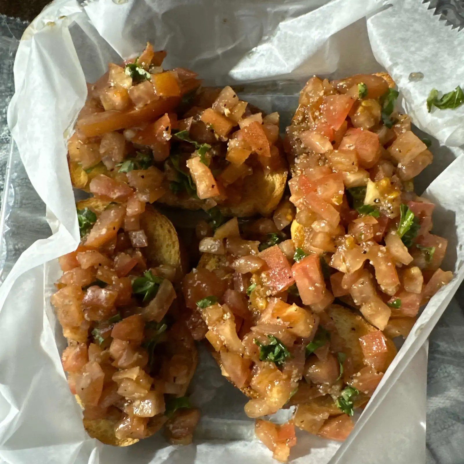 Bruschetta.