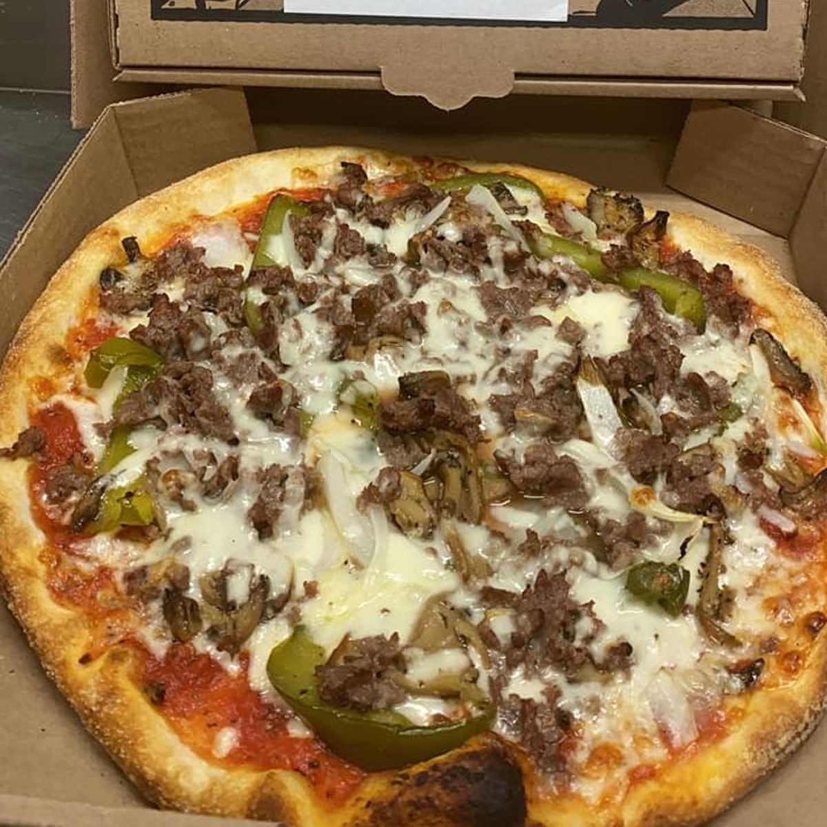 Philly Steak & Cheese Pizza